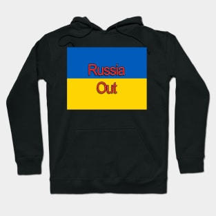 Anti Russia Ukraine Flag Peace Concept Hoodie